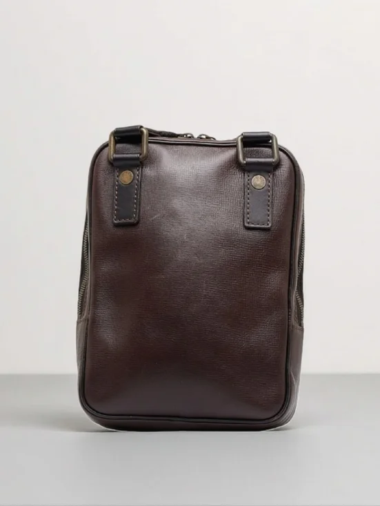 Louis Vuitton Iroquois Utah Brown Leather Messenger Bag Crossbody France ✨ Rare - Picture 9 of 16